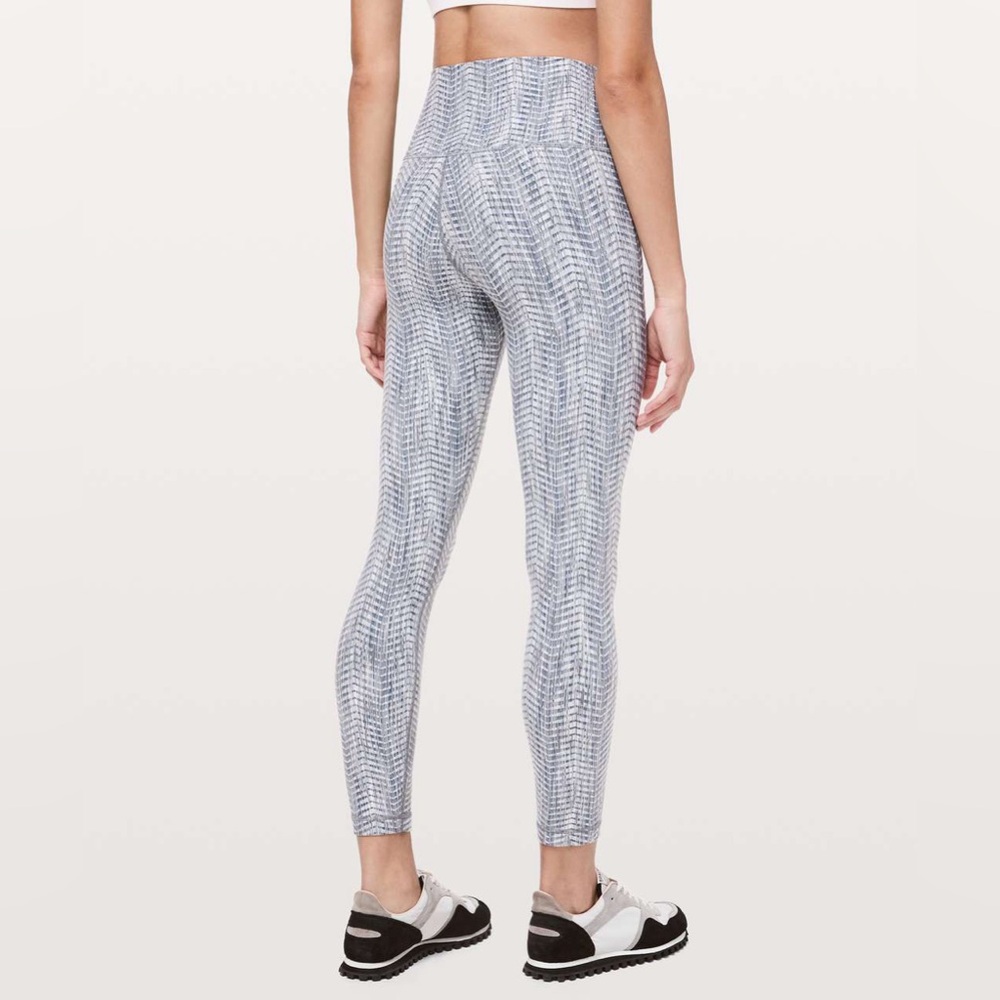 Lululemon Wunder Under High-Rise 7/8 Tight *Full-On Luon 25” EUC Size 10